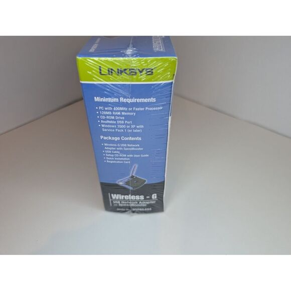 Linksys WUSB54GS-UK Wireless-G USB Network Adapter with SpeedBooster brand new - Picture 5 of 9